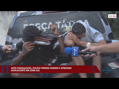 Após perseguição, polícia prende homem e apreende adolescente na zona sul 01 02 2022