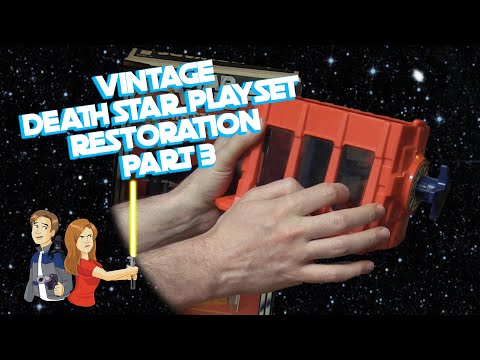 Star Wars Vintage Death Star Restoration - Part 3/4 Kenner Toy