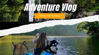 Summer Paddle-In Hike with Dogs! Adventure Vlog
