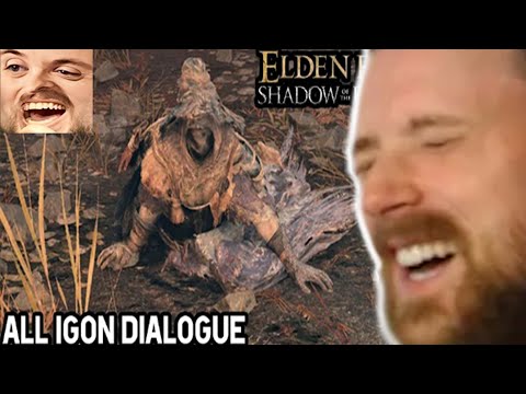 Forsen Reacts - Igon All Dialogue / All Voicelines - Elden Ring Shadow of the Erdtree