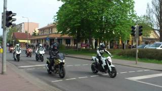 preview picture of video 'Motorradausfahrt 2012 Gnoien'