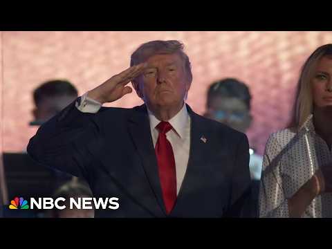 Trump uses America’s 250 speech to honor military heroes and also push political agendas