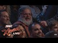 Behind the Scenes with Jimmy Kimmel & Audience (Yankees Thumbs Down Guy)