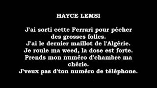 Hayce Lemsi Volts face Hooss - Devant le D (paroles)