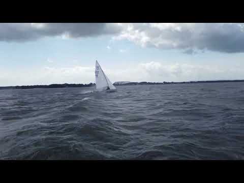 FD GER 88 Upwind 6-7 BFT Steinhuder Meer Flying Dutchman