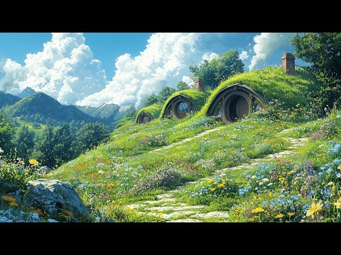 Over the Green Hills 🌿 Soft Medieval Fantasy Music & Ambience