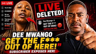 🔥 DEE MWANGO SNAPS AT SUBSCRIBER — “GET THE F* OUT OF HERE!” THEN DELETES LIVESTREAM!**