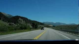 preview picture of video 'Taking a drive through Ennis Montana on the way to Cliff lake to go ropeswingin'