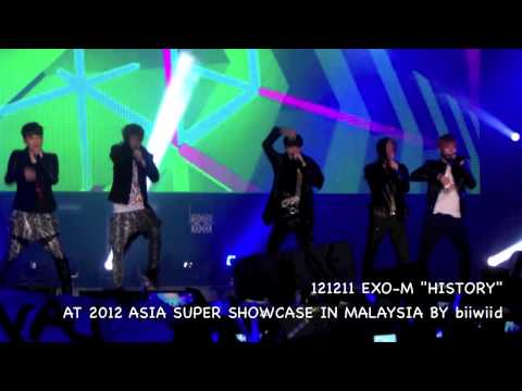 [Fancam] 121211 EXO-M HISTORY AT 2012 ASIA SUPER SHOWCASE IN MALAYSIA