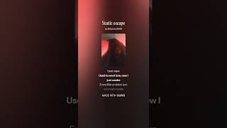 Cover art for static escape