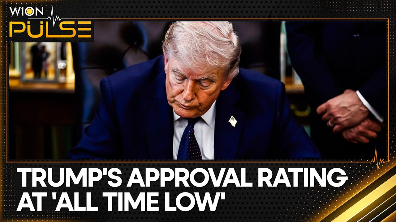 Trump's Approval Ratings: Polls Show Steady Decrease | WION Pulse
