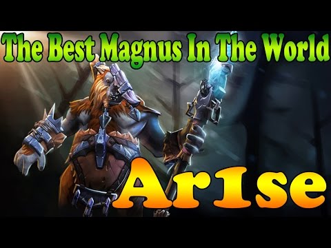 Dota 2 - The Best Magnus In The World - Ar1se 6600 MMR vol 6 - Ranked Match Gameplay