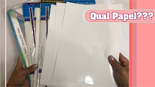 Qual papel eu uso para os meus personalizados??