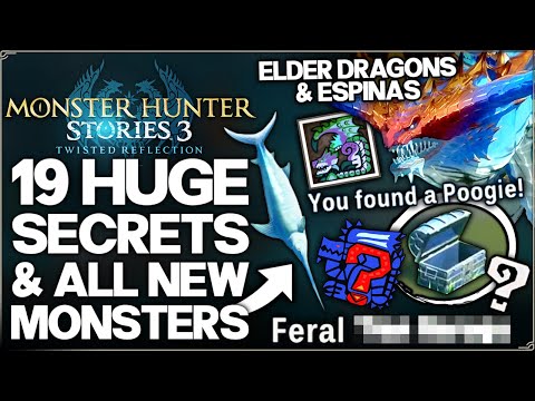 Monster Hunter Stories 3 Demo - 21 BIG Secrets & New Hidden Monsters - New Gameplay, Tips & More!
