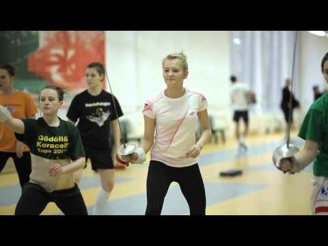 A short film portrait of a fencer Angelika Wątor