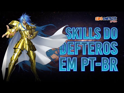 LEITURA DAS SKILLS DO DEFTEROS EM PORTUGUÊS NA ARENA DE TREINAMENTO DO SHUN! - SAINT SEIYA AWAKENING