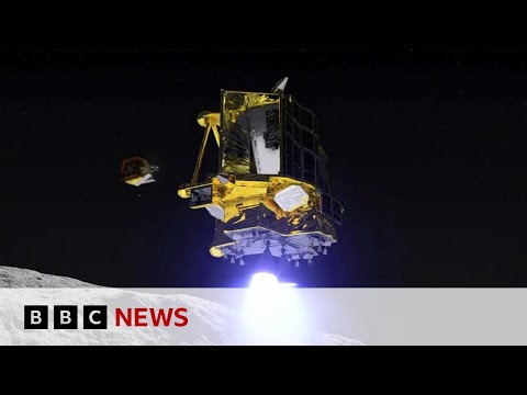 Japan lands on Moon but glitch threatens mission | BBC News