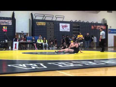 2016 Ocean Lakes Invitational - Consolation Semis (10th Grade 170 lbs.) against Kellam HS