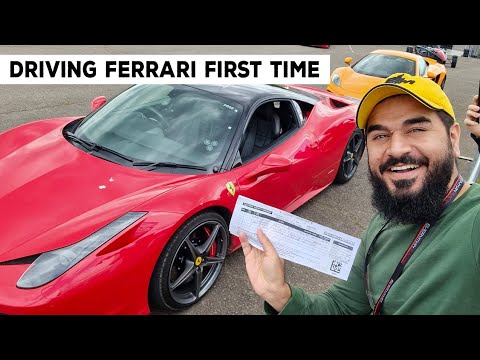 Driving Ferrari and Lamborghini for the first time 🇬🇧 | UK trip Day 3 | Nottingham | Mustafa Hanif
