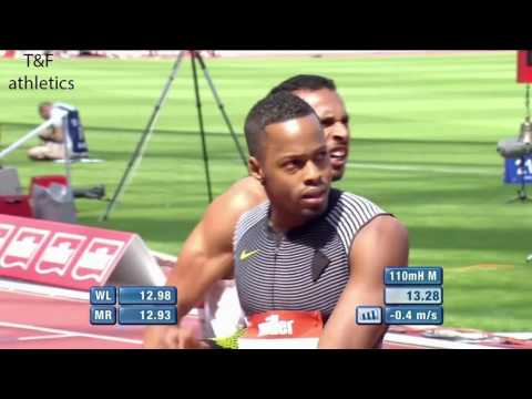 110m Hurdles Men's Heat 2 - Diamond League London 2016