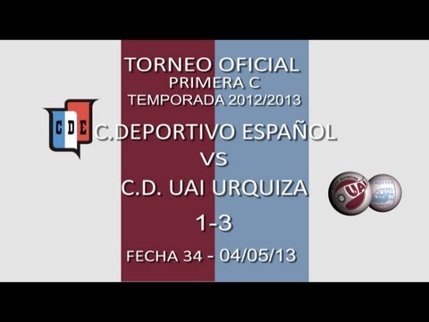 Resumen Deportivo Español 1 vs. UAI Urquiza 3