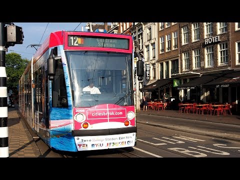 2018/07/27 Amsterdam Tram Route #12: Combino C1 Series 2095