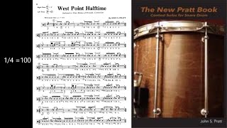 West Point Halftime by John Pratt - Rudimental Play Along with Rick Series