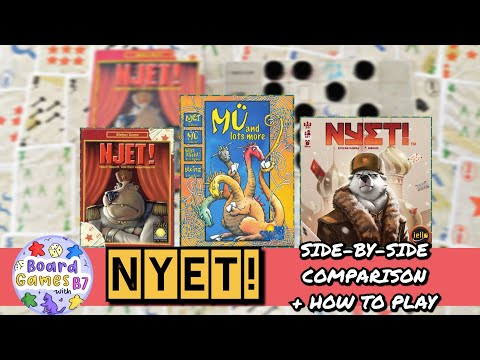 Njet! Side-By-Side Comparison (1997, 2007 & 2015), How To Play, Changes & Review. 
