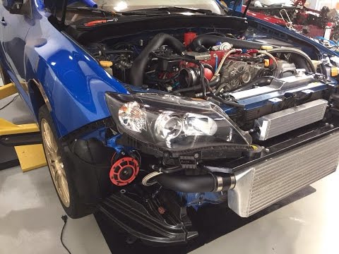 Subaru Impreza STI 2008 (500whp+) w/ Blouch Dominator 5.0XT-R - First start after rebuild - Brazil