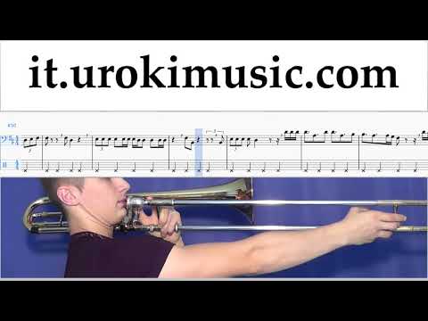 Lezioni di Trombone Jonas Blue - Mama Tutorial Spartito Parte#2 um-i276
