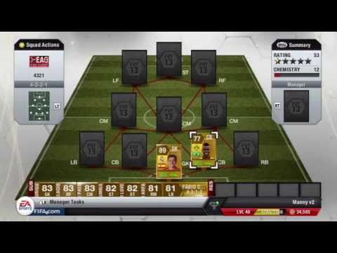 FIFA 13 UT My First Squad Builder Ft 92 Rated Player