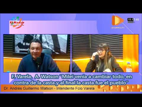 F. Varela,  A. Watson ¨Milei venia a cambiar todo, en  contra de la casta y al final la casta fue el pueblo¨