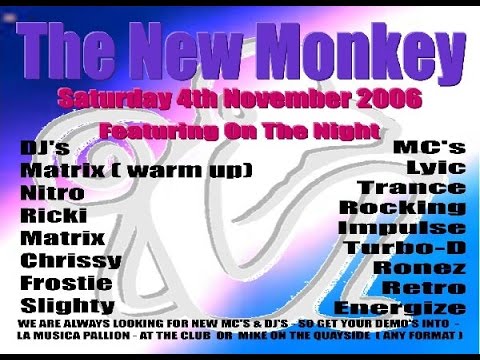 Dj Ricki King Mc Lyric Rocking Retro Intern Metty D Energize & Wizard @ The New Monkey 04.11.2006