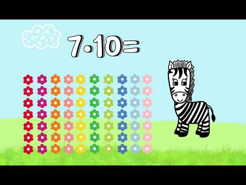 Таблиця множення на 7