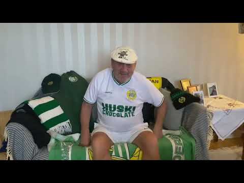 Galen gubbe hejar på Hammarby