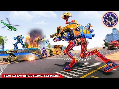 Ostrich Robot Car Transform Wars – Car Robot Games ios gameplay
