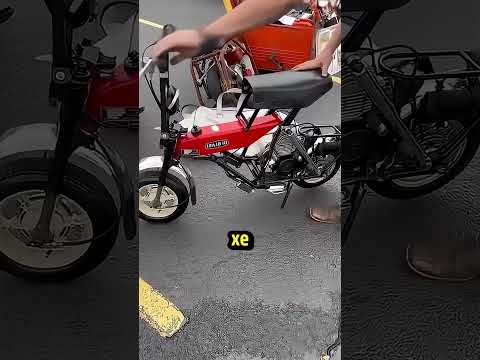 Xe moto gấp gọn🤔😲