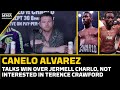 Canelo Alvarez Reacts To Jermell Charlo Win, Not Interested in Terence Crawford | MMA Fighting