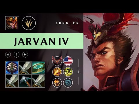 Jarvan IV Jungle vs Trundle - NA Grandmaster Patch 25.24