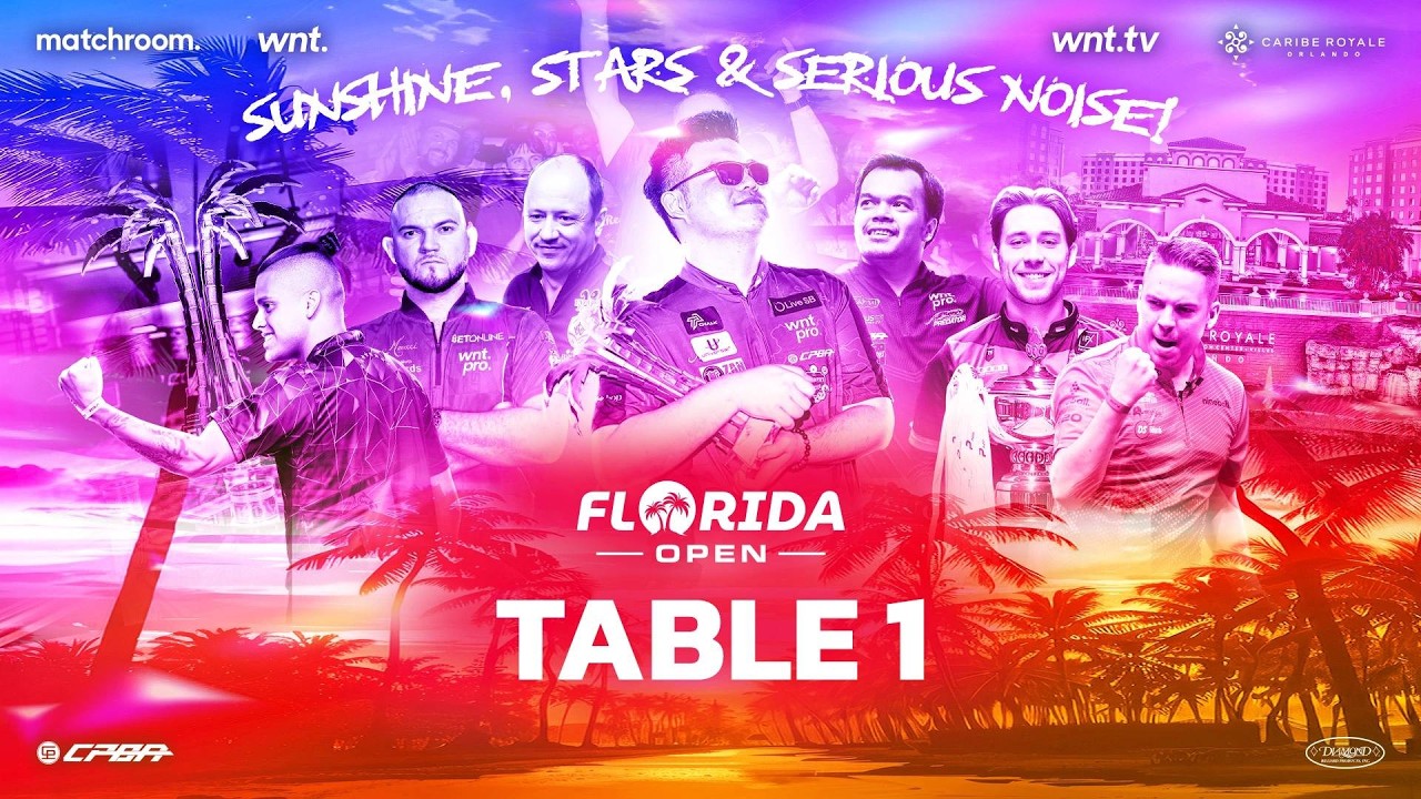 LIVE: Florida Open Pool Championship | Table 1 (Session 2 of 2) | Matchroom x talkSPORT | 08-Aug-26