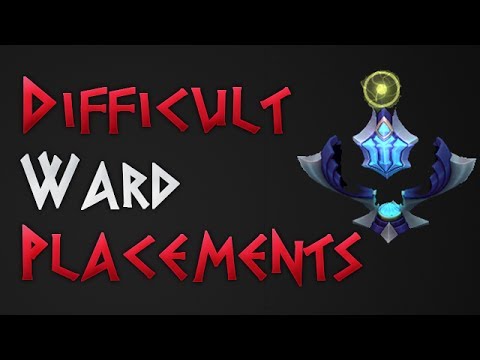 Difficult Ward Placements in Summoner's Rift