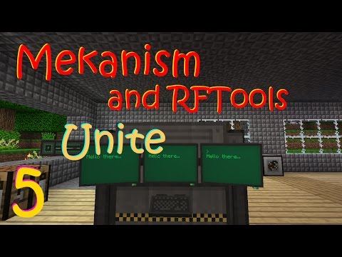 Minecraft 1.10.2 - Mekanism and RFTools Unite Part 5 - Digitally Mining