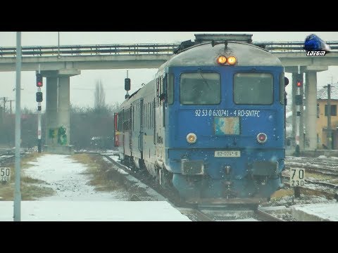 060-DA1 62-0741-4 la Manevra/Shunting in Gara Satu Mare Station [Winter Edition] - 06 February 2018