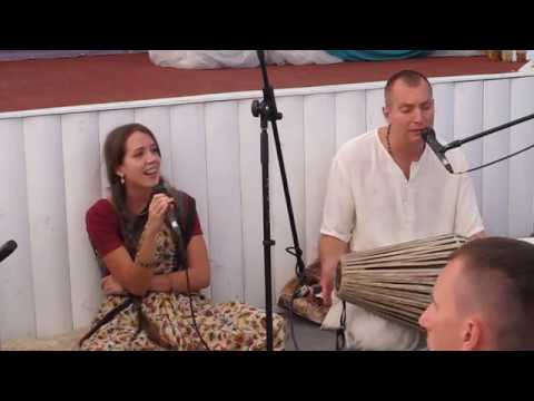 Sep 13 2018 HG Sarvatma Das and Shishtakrit prabhu- Bhakti Sangama 2018   Non stop pandal