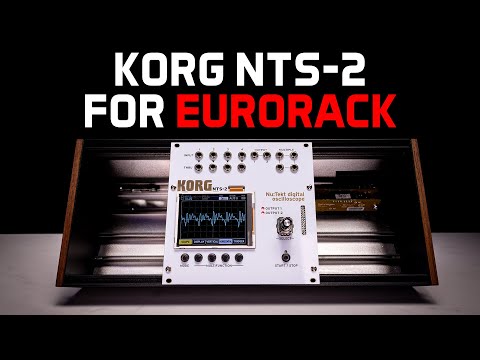 NTS-2 Eurorack Conversion Faceplate Kit for Korg Nu:Tekt digital Oscilloscope (Black) image 8