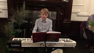 Resident pianist at the Cedar Court Hotel, Harrogate