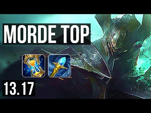 MORDE vs ZED (TOP) | 5/1/8, 1.3M mastery, 300+ games | TR Master | 13.17