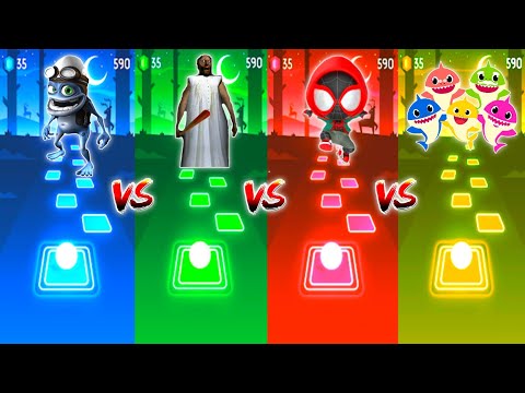 Crazy Frog - Granny - Spiderman - Baby Shark - Tiles Hop EDM Rush