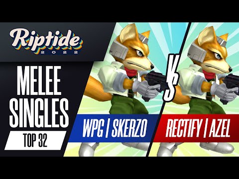Skerzo vs Azel - Melee Singles Top 32 - Riptide 2022 | Fox vs Fox