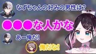 【花芽なずな】好きな男性のタイプをカミングアウトする花芽なずな【花芽なずな/カミト/橘ひなの/ギルくん/ヴァロラント】